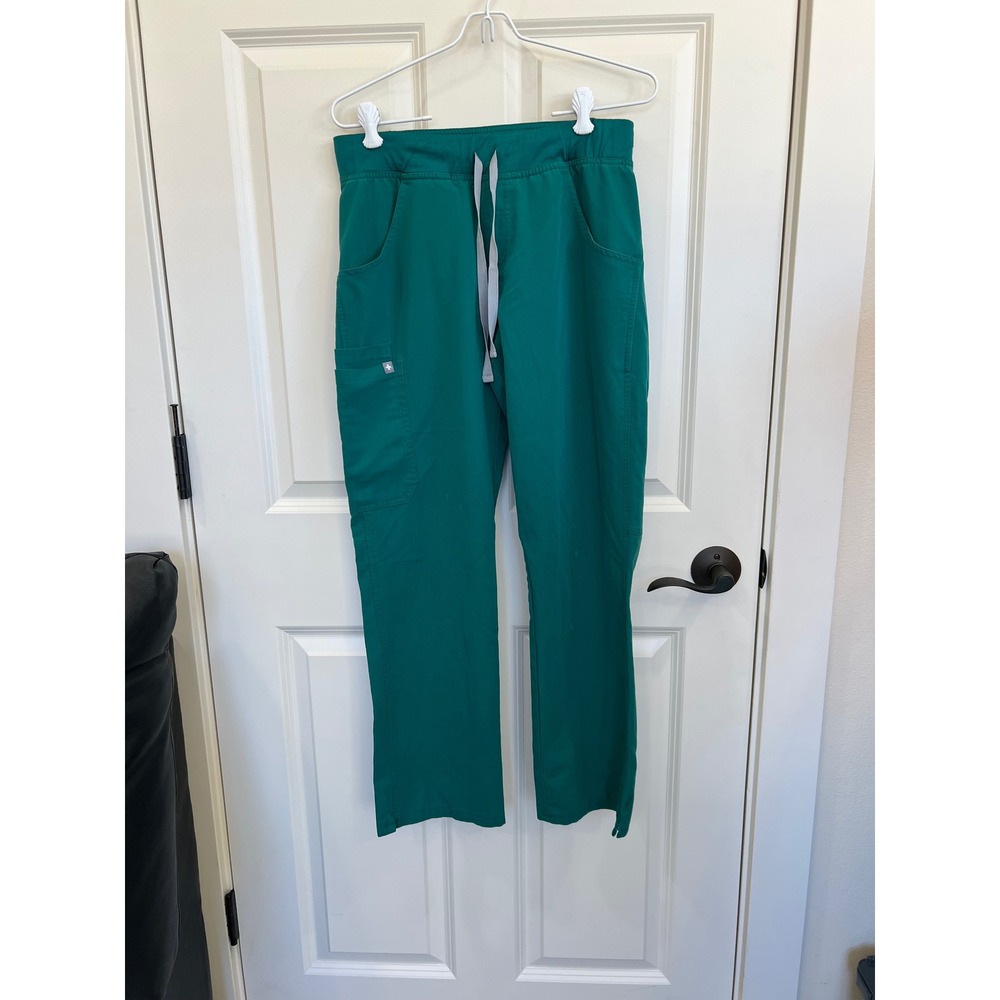 Figs Kade Straight-Leg Scrub Pant Green Size Small 29" Length